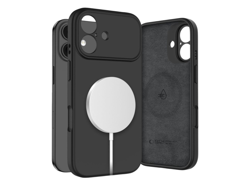 Tech-Protect Silicone Magsafe für iPhone 17 Schwarz