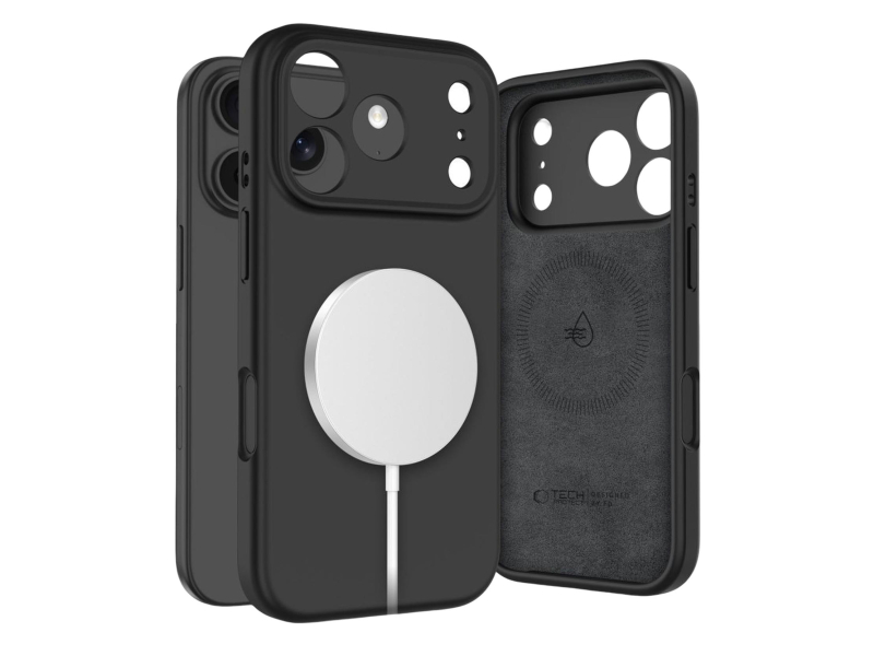 Tech-Protect Silicone Magsafe für iPhone 17 Pro Max Schwarz