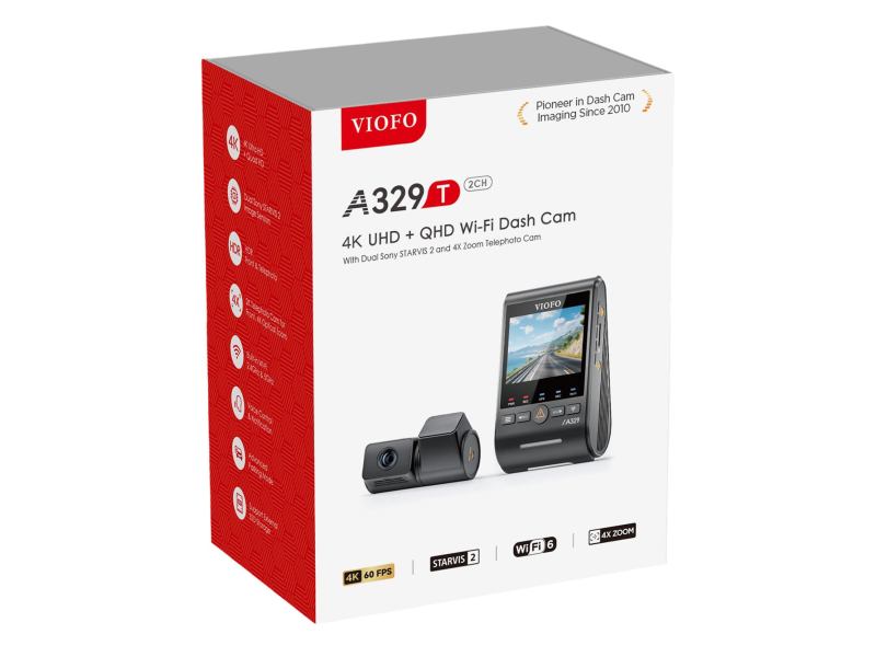 Viofo Fahrtaufzeichnungsgerät A329T 2CH GPS