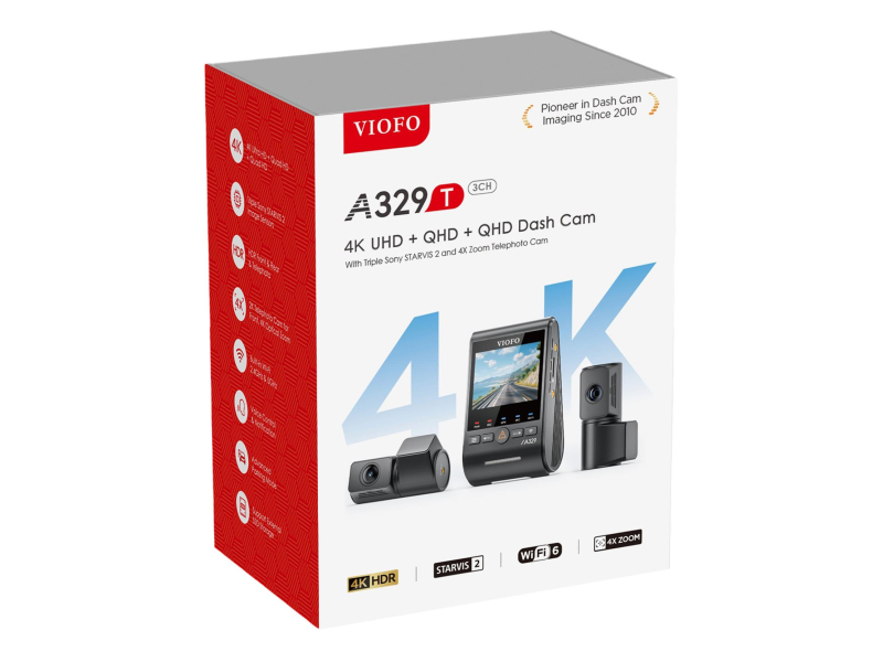 Viofo Fahrtenschreiber A329T 3CH GPS