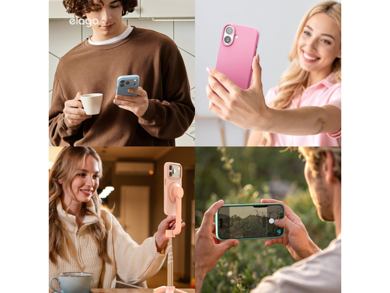 Etui / Hülle für dein Smartphone Elago Magsafe Silicon Case für iPhone 17 PRO Awua Sky