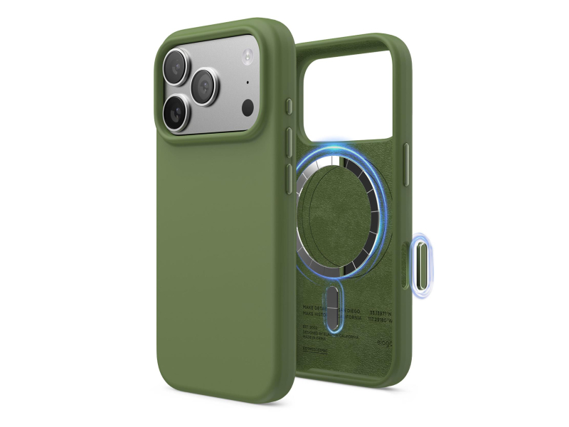 Etui / Hülle für dein Smartphone Elago Magsafe Silicon Case für iPhone 17 PRO Cedar Green