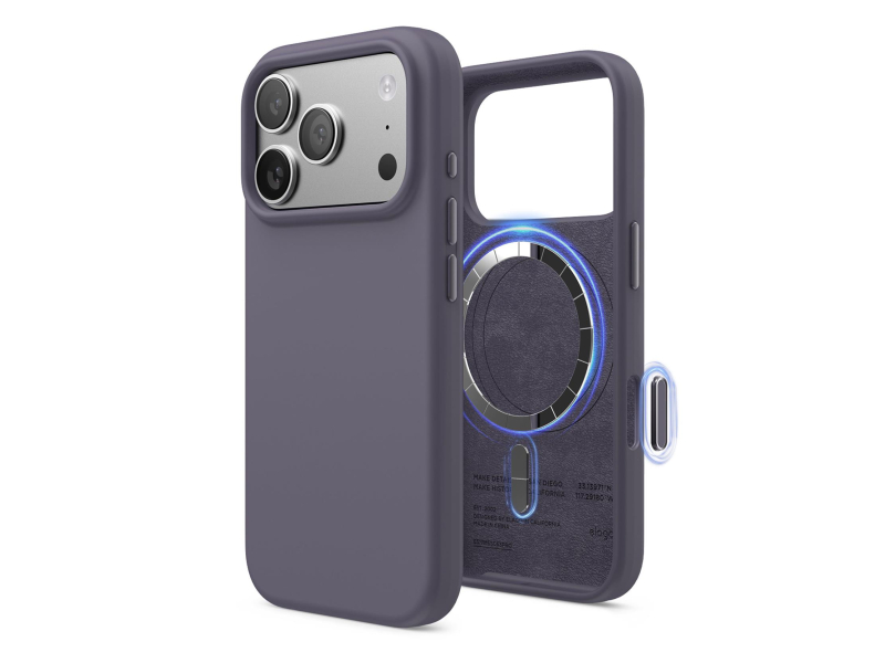 Elago Magsafe Silikonhülle für iPhone 17 PRO Deep Lavendel