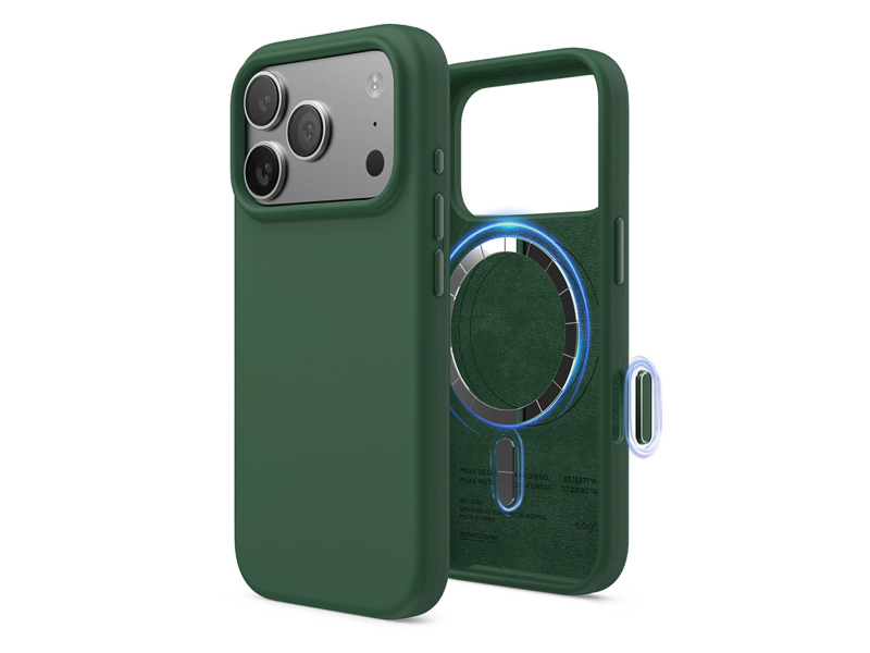 Etui / Hülle für dein Smartphone Elago Magsafe Silicon Case für iPhone 17 PRO Alpine Green