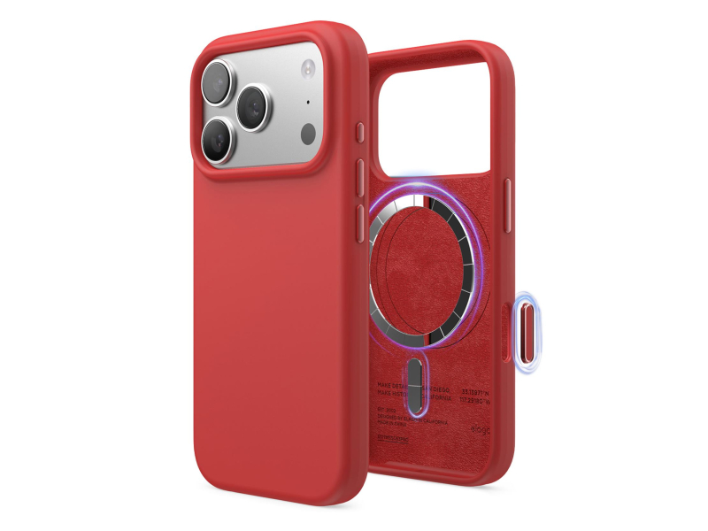 Elago Magsafe Silicon Case do iPhone 17 PRO Red