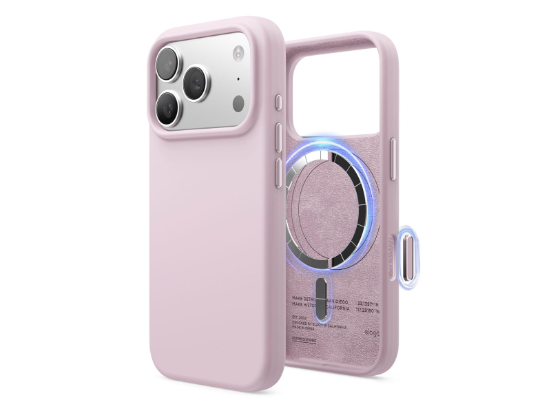 Elago Magsafe Silicon Case do iPhone 17 PRO Light Lilic