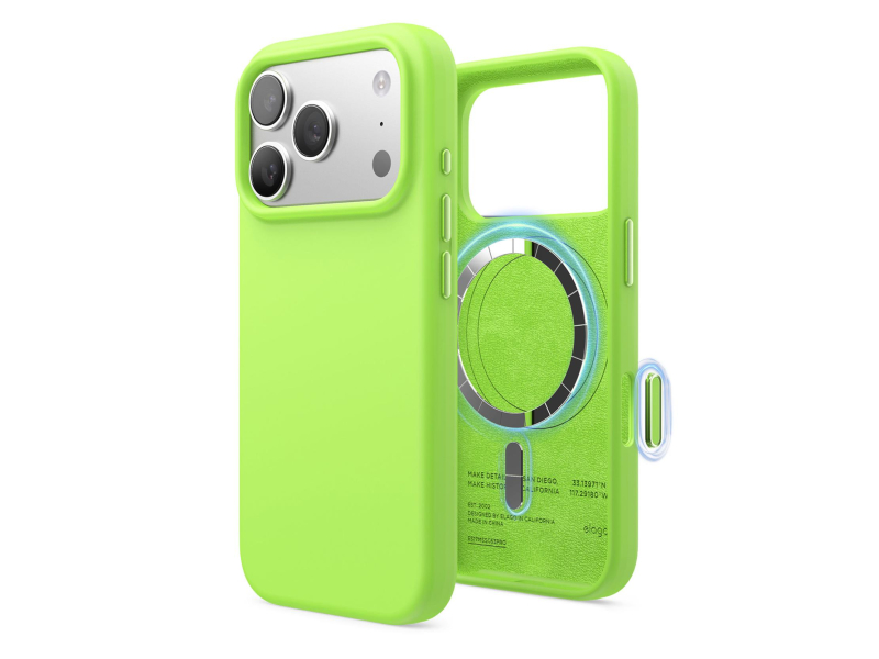 Elago Magsafe Silikonhülle für iPhone 17 PRO Lime Green