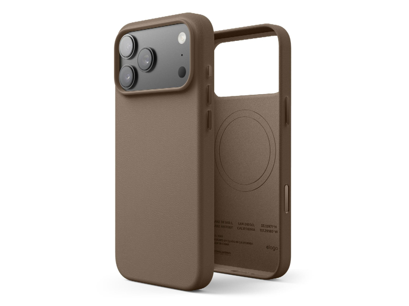 Etui / Hülle für Smartphone Elago MagSafe Leather Case für iPhone 17 PRO Max Taupe