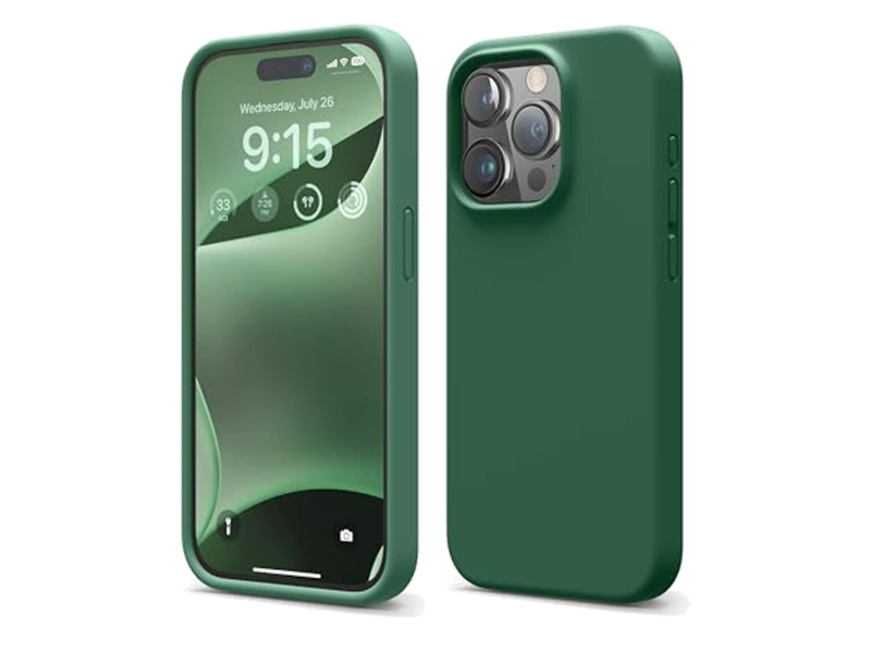 Elago Silikonhülle für iPhone 15 Pro Alpine Green