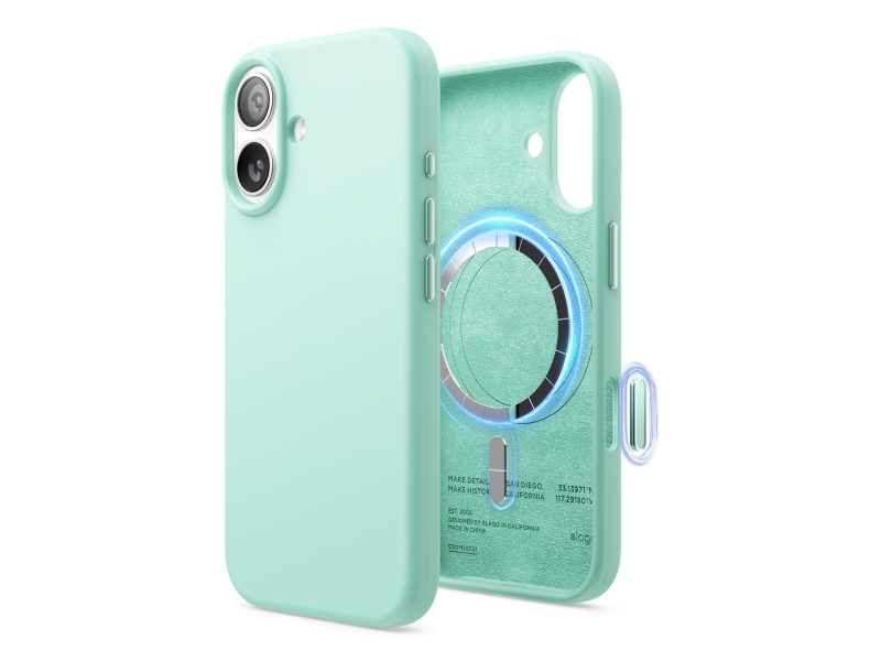 Etui / Hülle für dein Smartphone Elago Magsafe Silicon Case für iPhone 17 Awua Sky