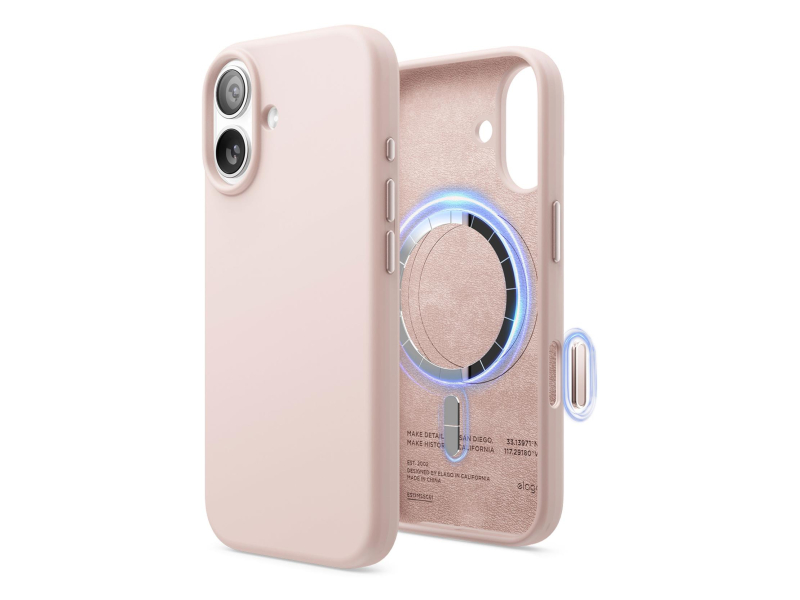 Elago Magsafe Silikonhülle für iPhone 17 Light Pink