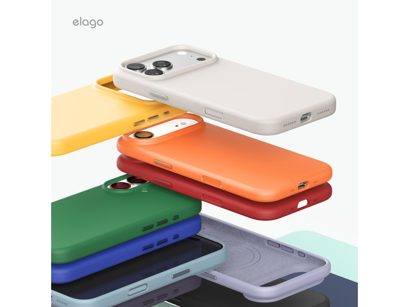 Elago Magsafe Silikonhülle für iPhone 17 PRO Max Light Lilac