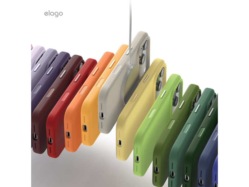 Elago Magsafe Silikonhülle für iPhone 17 PRO Max Soft Purple