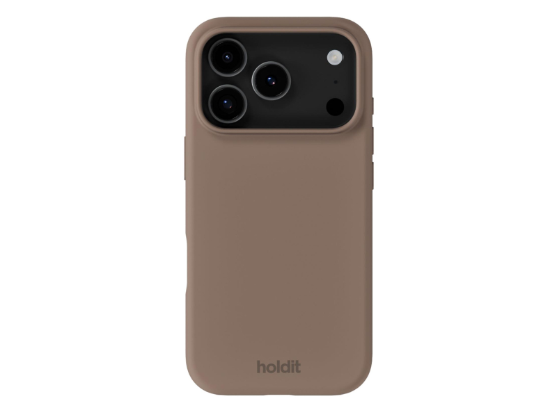 Holdit Silikonhülle iPhone 17 Pro Mocha Brown