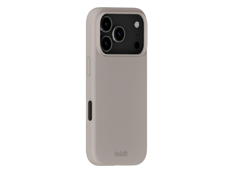 Holdit Silicone Case iPhone 17 Pro Taupe