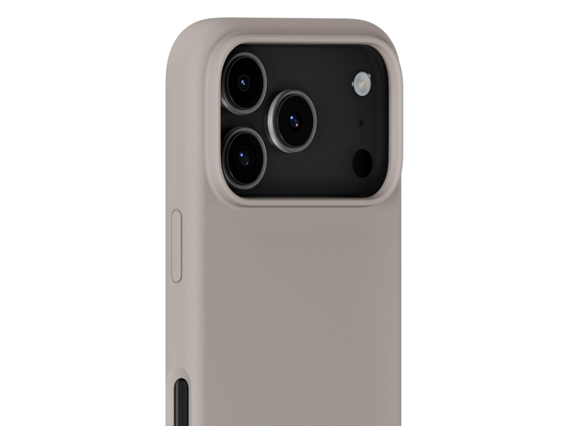 Holdit Silicone Case iPhone 17 Pro Taupe