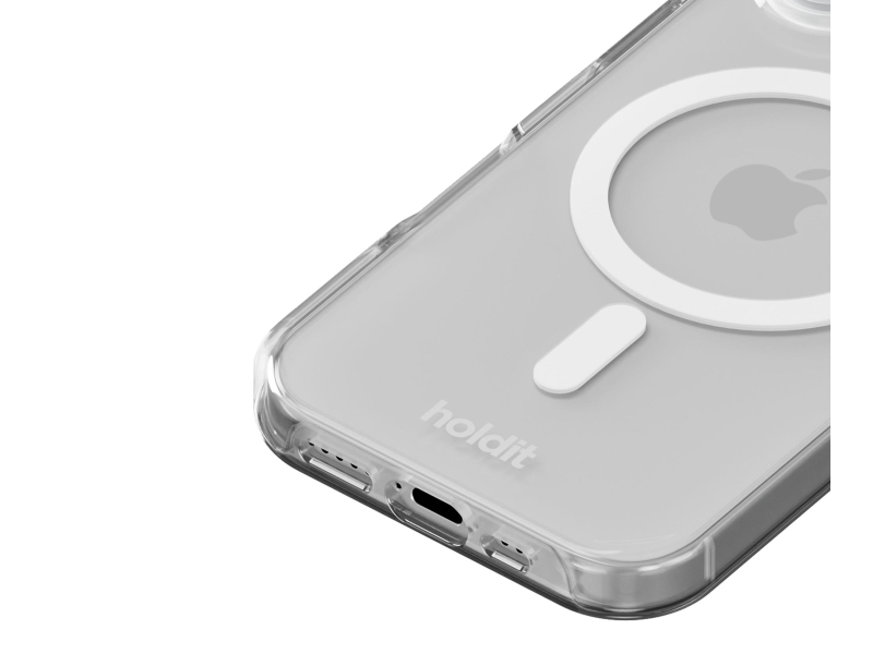 Holdit MagSafe Case iPhone 17 Weiß/Transparent