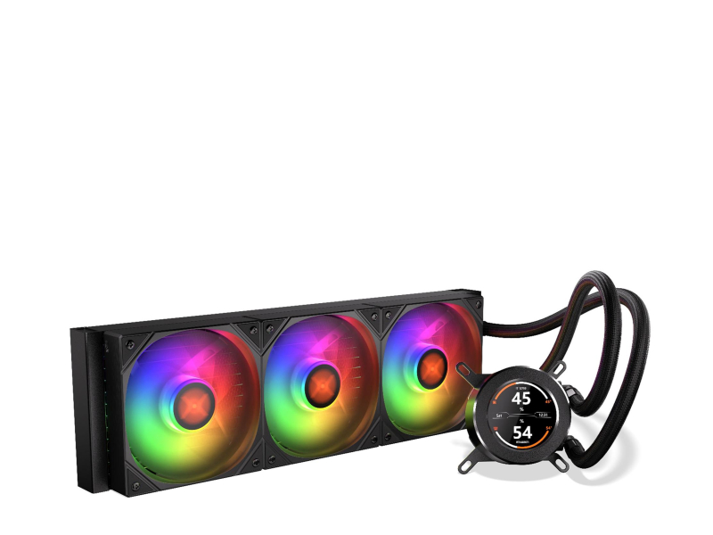 KRUX HydroGlance 360 ARGB LCD 3x120mm