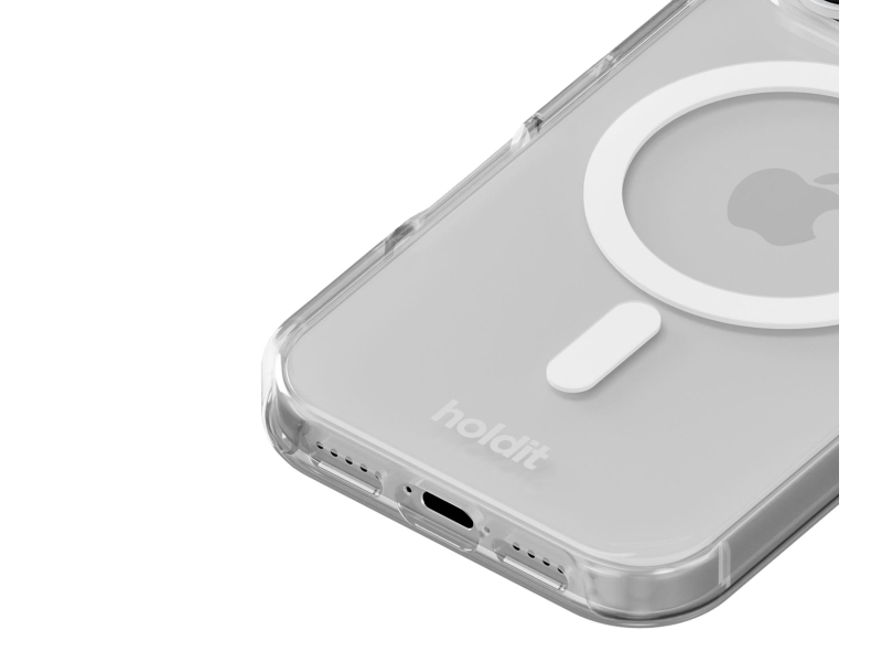 Holdit MagSafe Case iPhone 17 Pro Max Weiß/Transparent