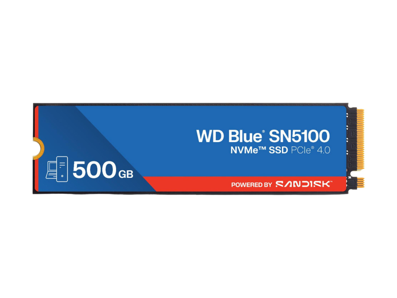 WD 500GB M.2 PCIe Gen4 NVMe Blue SN5100