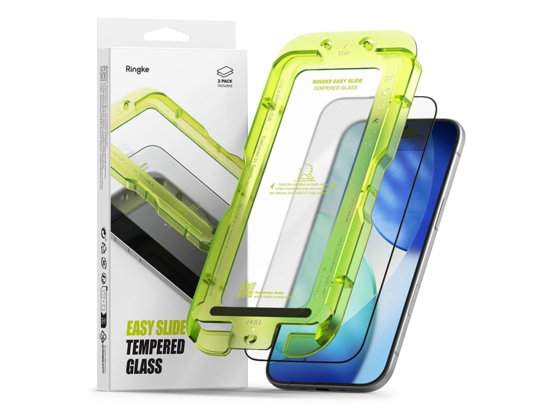 Ringke Easy Slide 2-Pack für iPhone 17 Air Black