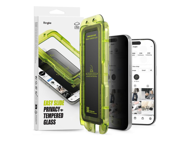 Ringke Easy Slide 2-Pack für iPhone 17 Pro Privacy