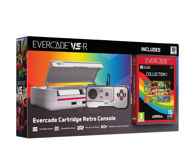 Konsola retro Evercade VS-R mit Spielansicht