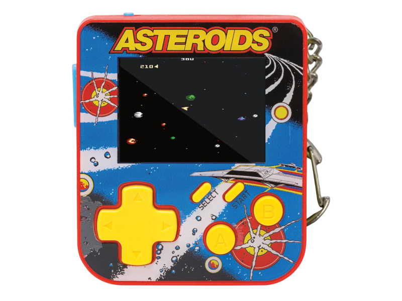 Konsolen Retro Evercade Super Micro - Asteroids Schlüsselanhänger Gamer