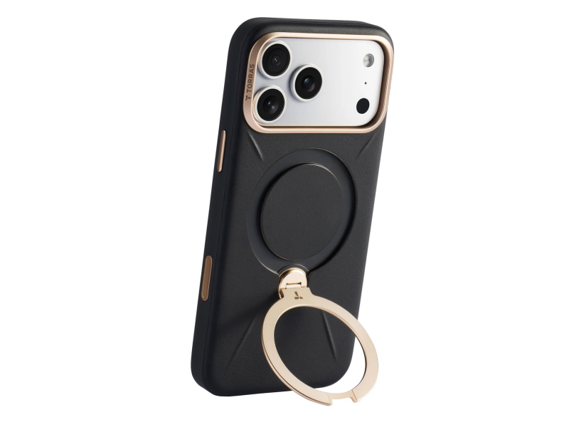 TORRAS QPRO Leather für iPhone 17 Pro Max (Elfenbein Schwarz)