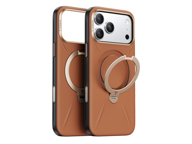 TORRAS QPRO Leather für iPhone 17 Pro (Amber Brown)