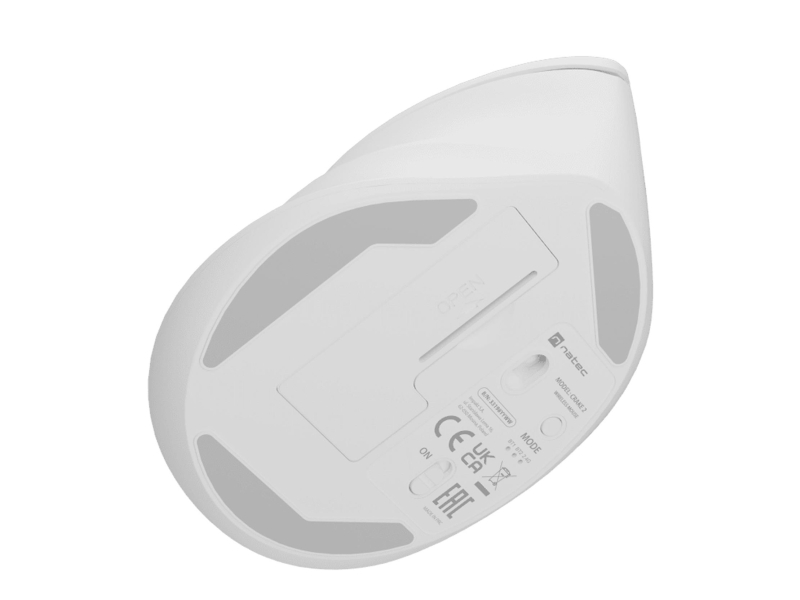 Natec CRAKE 2 WERTYKALNA BEZPRZEWODOWA 2400DPI BLUETOOTH 5.2 + 2.4