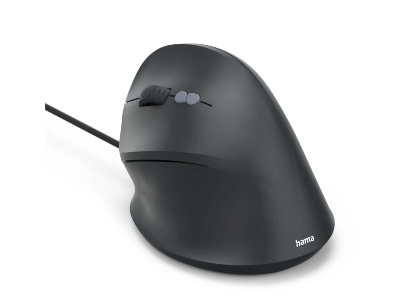 Hama Ergonomische Kabelmaus ECM-500 für Linkshänder