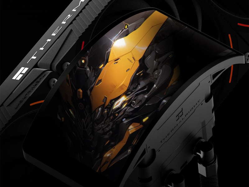 Thermalright Rainbow Vision 360 Turbo Argb Black 3x120mm