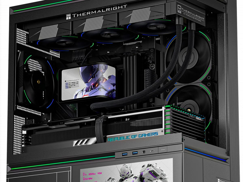 Thermalright Wonder Vision 360 Turbo Argb Schwarz 3x120mm