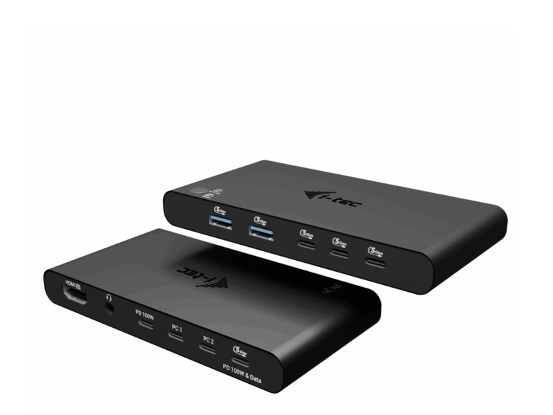 i-tec KVM Docking Station HDMI 2xPD 100W