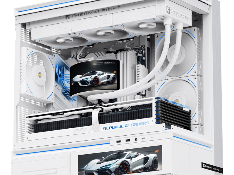 Thermalright Rainbow Vision 360 Turbo Argb Weiß 3x120mm