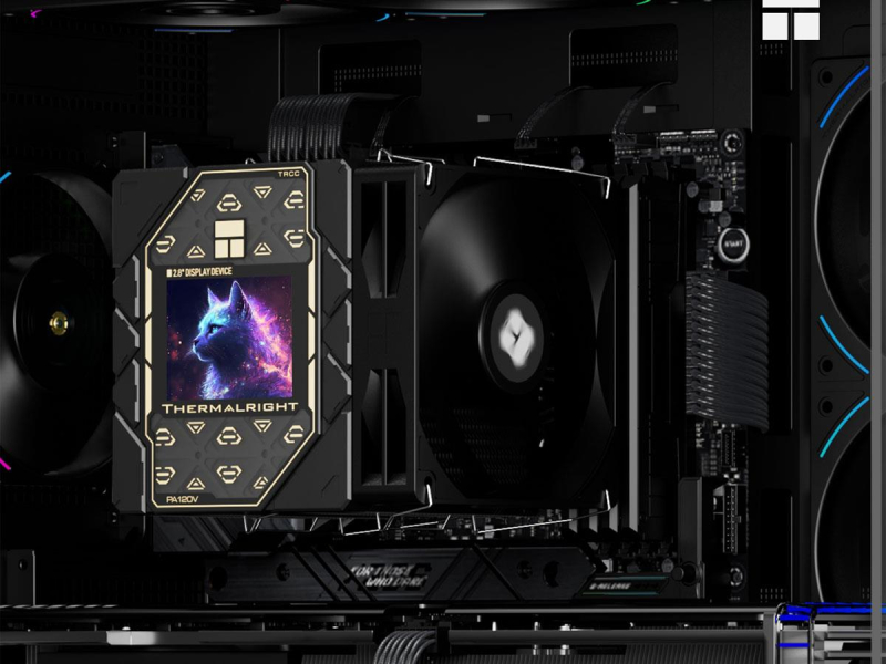 Thermalright Peerless Assassin 120 Vision Schwarz 120mm