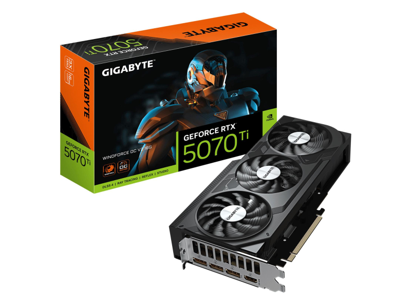 Gigabyte GeForce RTX 5070 Ti Windforce OC V2 16GB GDDR7 DLSS4