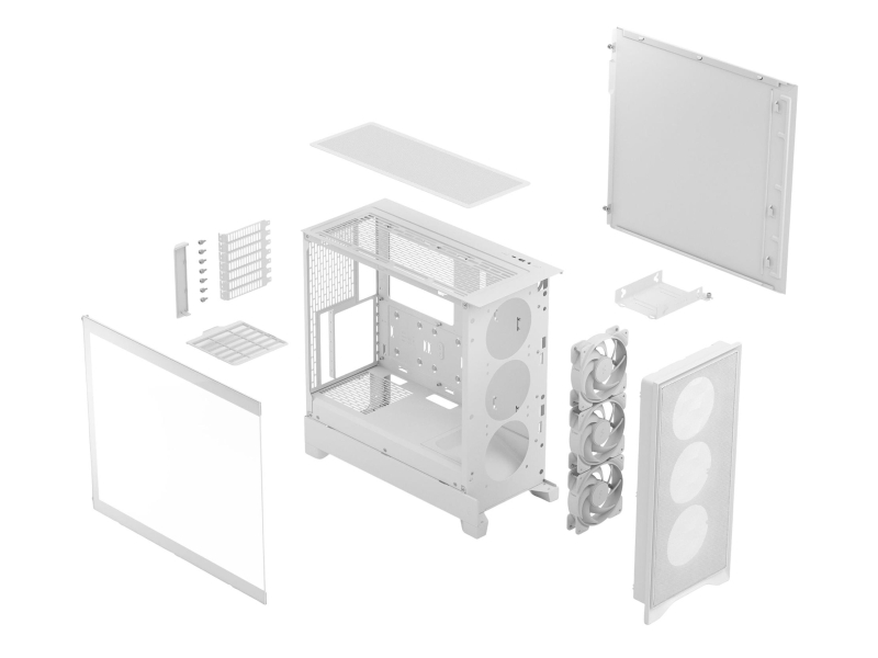 Fractal Design Pop 2 Air Weiß TG RGB