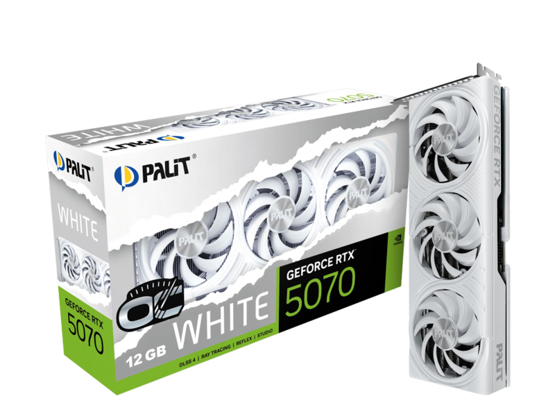 Palit GeForce RTX5070 White OC 12GB GDDR7 DLSS4