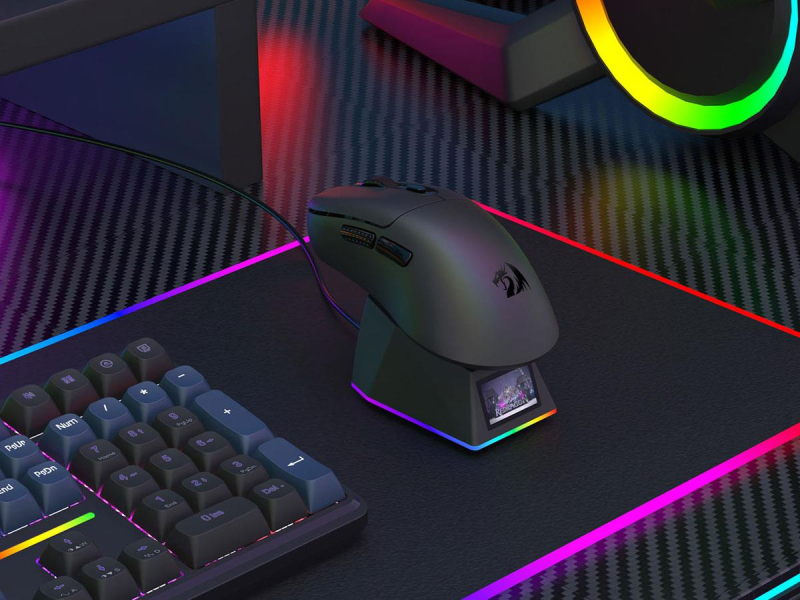 Redragon Ebony Ultra PAW3950 30000 DPI Schwarz