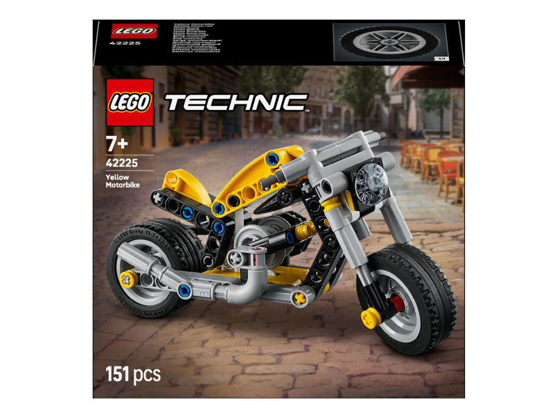 LEGO TECHNIC 42225 Gelbes Motorrad