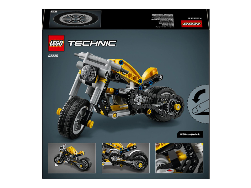 LEGO TECHNIC 42225 Gelbes Motorrad