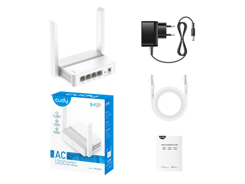 Cudy WR1200E (1200Mb/s a/b/g/n/ac)