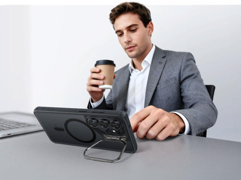 ESR Classic Hybrid Kickstand Magsafe Galaxy S26 Ultra Frosted Bl