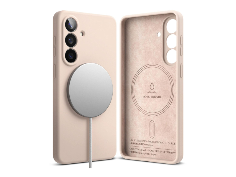 Ringke Silikon Magnet Magsafe Galaxy S26 Pink Sand
