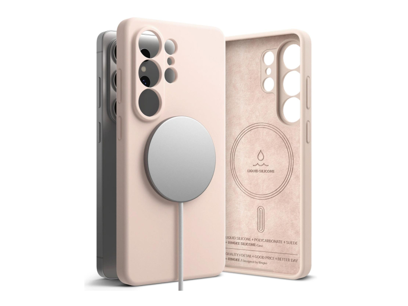 Ringke Silicone Magnetic Magsafe Galaxy S26 Ultra Pink Sand