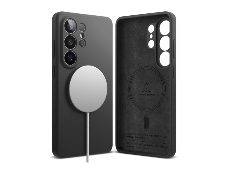 Ringke Silikon Magnet Magsafe Galaxy S26 Ultra Schwarz