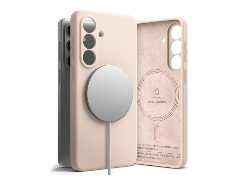 Ringke Silikon Magnet Magsafe Galaxy S26+ Plus Pink Sand