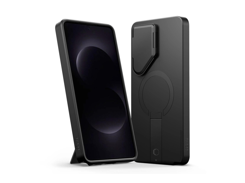 Tech-Protect Kevlar Aura Magsafe Galaxy S26 Schwarz/Orange